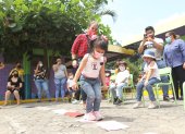 En Guayaquil se activaron 113 puntos de reencuentros donde los estudiantes acudieron a jugar con sus compañeros y maestros. En la Zona 8 hay 131.