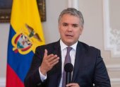 El presidente de Colombia, Iván Duque,