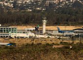 Vista general del Aeropuerto Internacional Mariscal Sucre, en Quito (Ecuador).