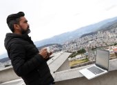 Entrevista a  ABHISHKEY YADAV un extranjero de nacionalidad Indu que debido a su trabajo de modalidad teletrabajo le ha permitido recorrer por varios paises del mundo incluido el Ecuador  Quito 30 de Julio de 2021 Agencia(ag-extra ag-expreso-ag-quito) Gustavo Guaman