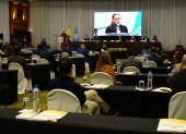 Acto. En un hotel del norte de Quito se desarrolla un taller sobre las fake news y los procesos electorales.