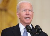 El presidente de EE.UU., Joe Biden, habla sobre la situación en Afganistán durante un rueda de prensa.