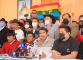 Los dirigentes indígenas y sindicales se reunieron este 18 de agosto en Quito para reactivar el Parlamento de los Pueblos y Organizaciones Sociales.