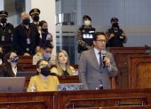 Asamblea. El defensor del Pueblo, Freddy Carrión, dejó la Cárcel N° 4 para acudir a su juicio político.