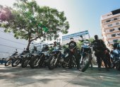 Hecho. Un total de 55 motocicletas fueron entregadas a la Policía