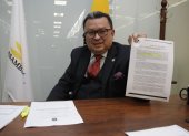Asambleísta. Ricardo Vanegas, de Pachakutik, defiende la legalidad del contrato entre Petroecuador y el Consorcio Oro Negro.