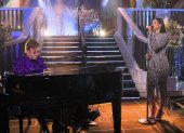 Elton John y Dua Lipa.