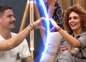 Andrés Salvatierra y Mare Cevallos, una de las parejas más populares dentro del reality.