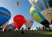 Imagen de archivo de un festival globos aerostáticos en Igualada (Barcelona).