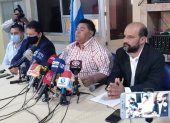 La rueda de prensa que dio este jueves 23 de septiembre en las instalaciones de Fetug, en Guayaquil.