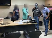 Guayas. La Policía incautó documentos y dispositivos electrónicos en el allanamiento.