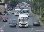 Transporte. Algunos de los buses urbanos que circulan en Guayaquil.