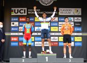 El ciclista italiano Filippo Baroncini se coronó campeón mundial sub-23 en la prueba de ruta.