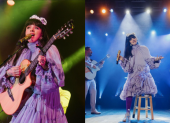 Mon Laferte en una de sus presentaciones en Estados Unidos.