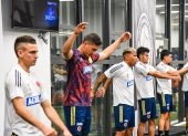 La selección de Colombia se prepara para recibir a Brasil por eliminatorias.