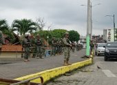 FF.AA. Desde el 9 de octubre de 2021 se reforzó la seguridad en San Lorenzo, cantón en el norte de Esmeraldas.