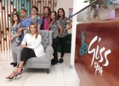 Gisella y sus colaboradoras, todas ellas profesionales en la rama de la belleza.
