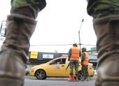 Operación. Militares de la Brigada de Infantería 13 de Pichincha patrullaron el sur de Quito la mañana de ayer.