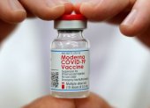 La vacuna de la farmacéutica Moderna.