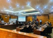 Sesión. Los concejales expresaron su descontento con el Código de Ética que presentó Quito Honesto.