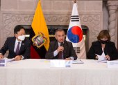 El Adendum fue suscrito por el canciller subrogante, César Montaño; el embajador de Corea en el Ecuador, Bongwoo Ko, y la presidenta ejecutiva encargada de la Corporación de Promoción de Exportaciones e Inversiones (Corpei), María de Lourdes Luque de Jaramillo.