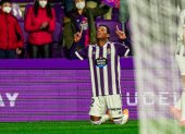 Gonzalo Plata marcó su segundo gol con el Real Valladolid, en el duelo ante el Mirandés