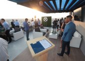Inauguración del Blu Rooftop en el Estadio Capwell.