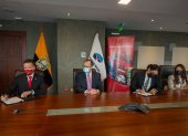 Halliburton y Petroecuador suscribieron el contrato para perforar más pozos petroleros.