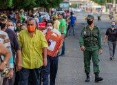 Venezolanos acudieron a las urnas este domingo.