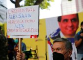 En Venezuela se realizaron recientemente marchas para exigir la libertad de Saab, hoy detenido en EE. UU: