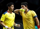 Los doblistas ecuatorianos Gonzalo Escobar y Diego Hidalgo obligaron a españoles y rusos a jugar un tercer set.