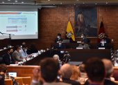 Sesión. El Concejo Metropolitano de Quito conoció en primer debate el presupuesto que se proyecta para la ciudad de Quito durante 2022.