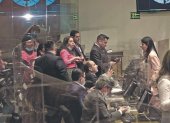 Sesión. Miembros de la bancada de UNES durante una de las sesiones del Pleno de la Asamblea Nacional