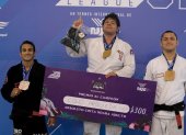 Luis Alfredo Arboleda, se coronó campeón absoluto de la máxima categoría, cinta negra adulto.