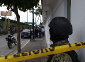 La Policía acordonó el escenario del crimen para iniciar las diligencias que ayuden a esclarecerlo.