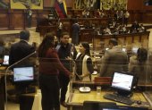 Pleno. El superintendente Anchundia no se presentó ayer de forma física, lo hizo vía telemática.