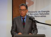 El Ministro de Energía y Recursos Naturales No Renovables, Juan Carlos Bermeo, hizo el anuncio.