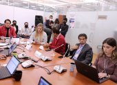 Cuatro legisladores de los nueve miembros de la mesa participaron presencialmente de la sesión en el seno de la comisión legislativa.