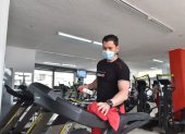 Para entrenar los usuarios deben llevar dos toallas