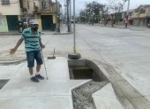 Hombre pide ayuda para que terminen la obra