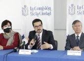 Grupo. El presidente de la Cámara de Comercio, Carlos Loaiza, participa.