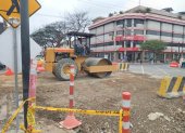 Los trabajos se están realizando en la Rodolfo Baquerizo Nazur.