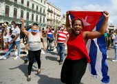 Varios factores incidieron para una de los mayores protestas del 11 de julio pasado de  Cuba. EFE/ / Ernesto Mastrascusa