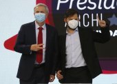 Santiago. Los candidatos a la presidencia, José Antonio Kast (i) y Gabriel Boric, se enfrentan en las urnas.
