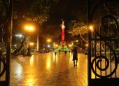 Así se vive la navidad en el parque Centenario