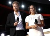 El príncipe Harry de Inglaterra y su esposa Meghan Markle, en una fotografía de archivo.