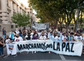 Decenas de ciudadanos fueron registrados el pasado 16 de diciembre durante una marcha por la paz,