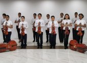 Niños, adolescentes y adultos forman parte de la Orquesta de Cámara de Durán.
