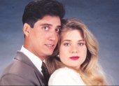 Guillermo Dávila y Sonya Smith, los protagonistas de Cara sucia (1992).
