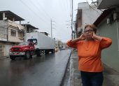 Además de polvo, en el barrio molesta el ruido permanente que generan los vehículos pesados que circulan día y noche por el barrio.